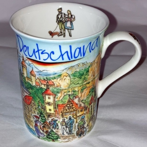 Kathe Wohlfahrt Deutschland Souvenir Mug Rothenburg Germany Like New - Picture 1 of 8